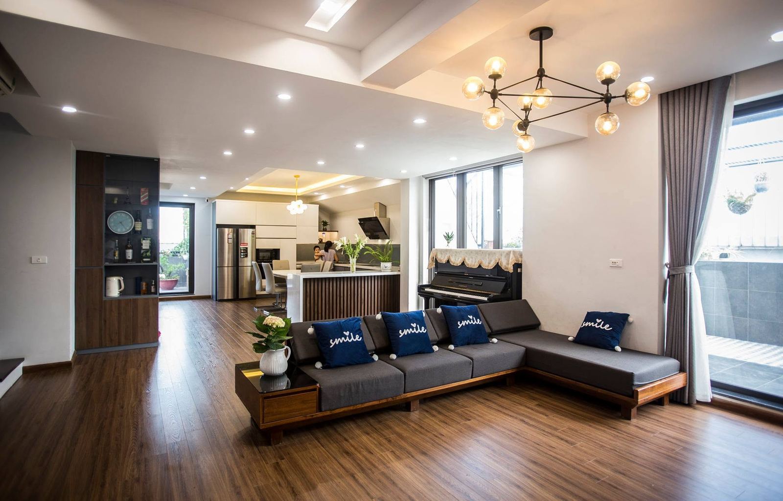 Phòng khách Penthouse Xa La